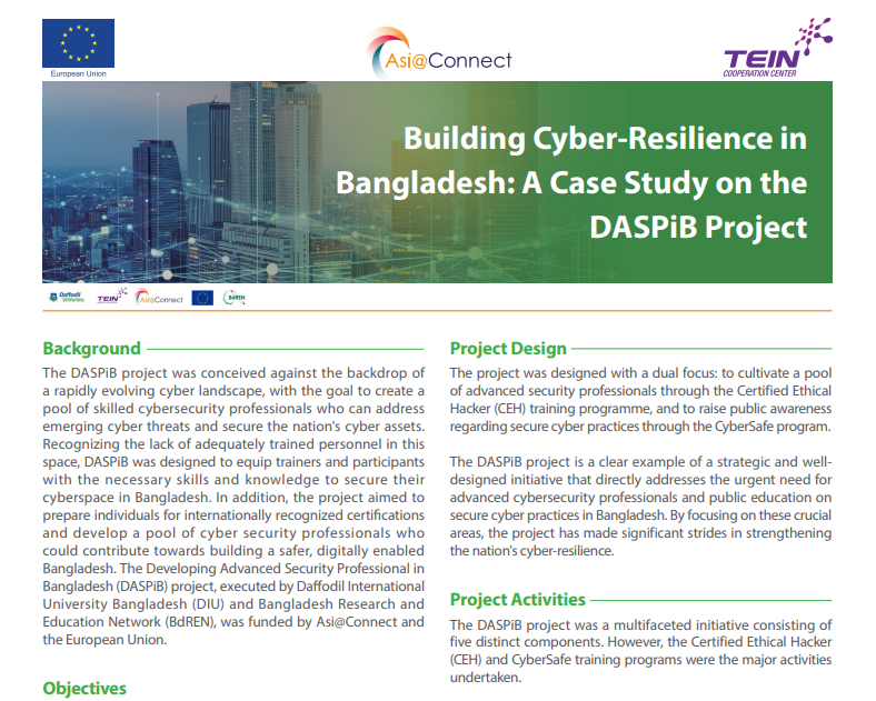 [Case Study] Building Cyber-Resilience in Bangladesh...(2023.08) 썸네일