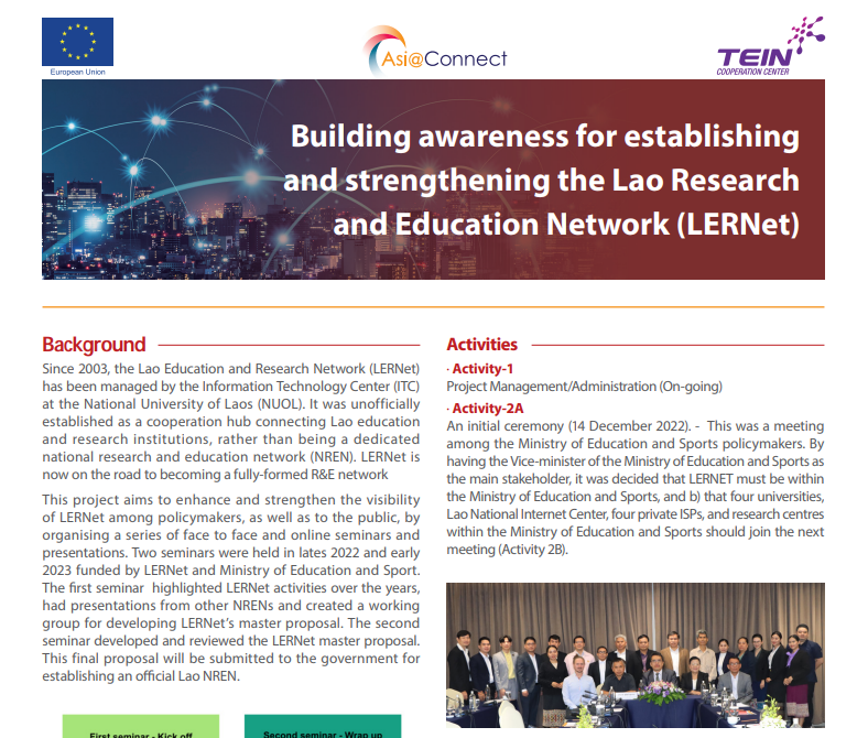 [Case Study] Building awareness for establishing and strengthening the LERNet (2023.08) 썸네일